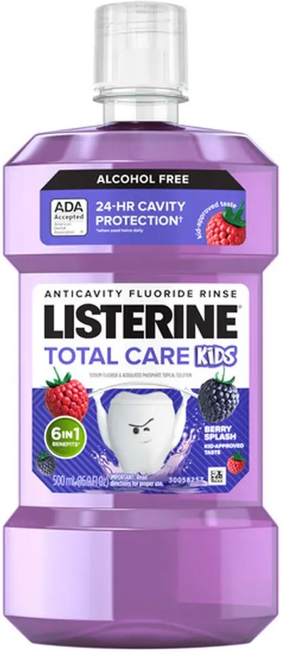 Smart Rinse Kids Anticavity Mouthwash, Berry Splash
