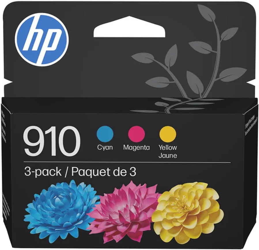 910 Cyan, Magenta & Yellow Original Color Ink Cartridges