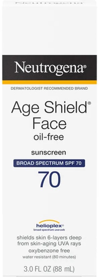 Age Shield Face Oil-Free Sunscreen SPF 70